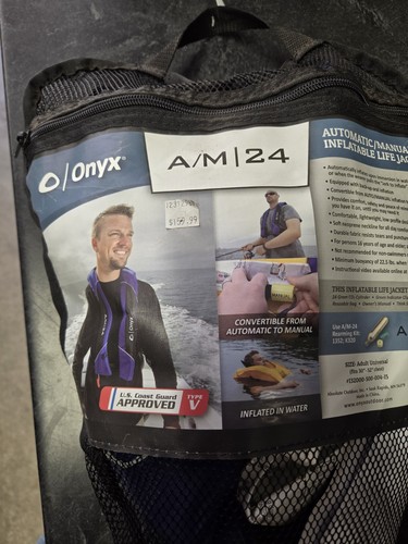 Onyx inflatable life - a/m-24,