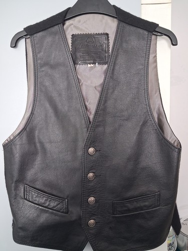 Mens bhs leather waistcoat - mens,