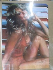 Vintage Poster Farrah Fawcett actress 1976 Inv#7920