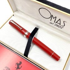 New Omas Ferrari 348 Challenge fountain pen, fine 18k gold nib, boxed, mint