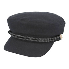 Retro Breton Sailor Cap 1960s Design Captain Hat Stylish Sailor Cap