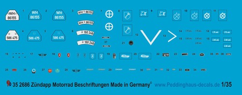 Peddinghaus decals 2686 - peddinghaus-decals,