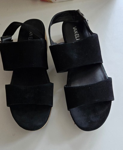 Van eli narrow black suede - van,