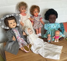 Joblot of Vintage Dolls and clothes