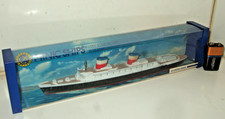 Minic Ships -Triang M704 , SS United States Diecast with Glidewheels  1:1200