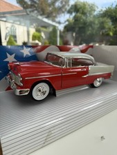 1/18 vintage Chevrolet bel air 1955  die cast model car - American muscle Ertl 