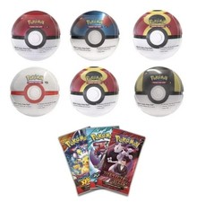 6 x Pokémon TCG Pokeball Tins