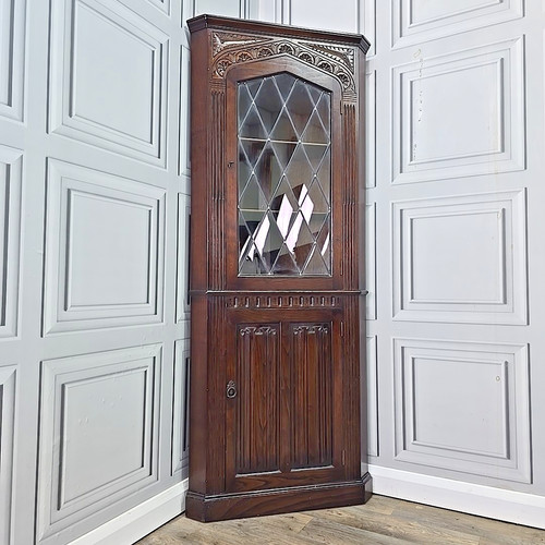 Vintage corner cabinet - vintage,