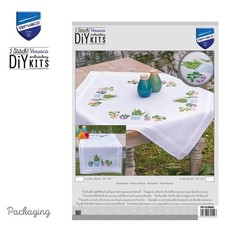 Vervaco: Embroidery Kit: Table Runner: House Plants: 40 x 100 cm