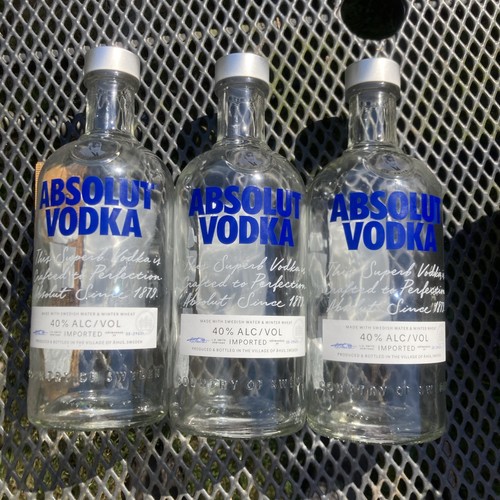Empty absolut vodka 700ml - 3,