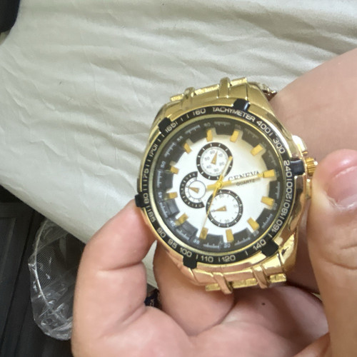 Geneva men gold - geneva, quartz