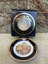 1980's Chokin Plate, 24 k gold