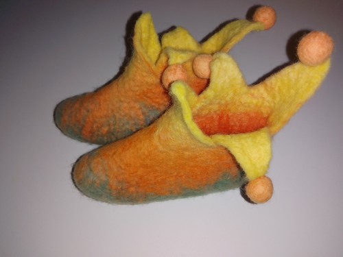 Child felt jester - child's, boots