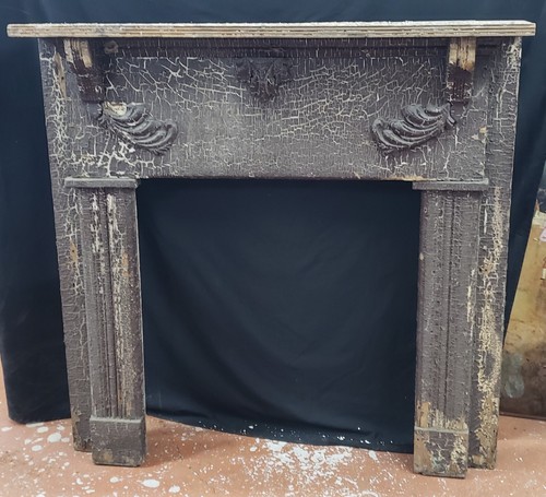 Ornate art nouveau fireplace - ornate,