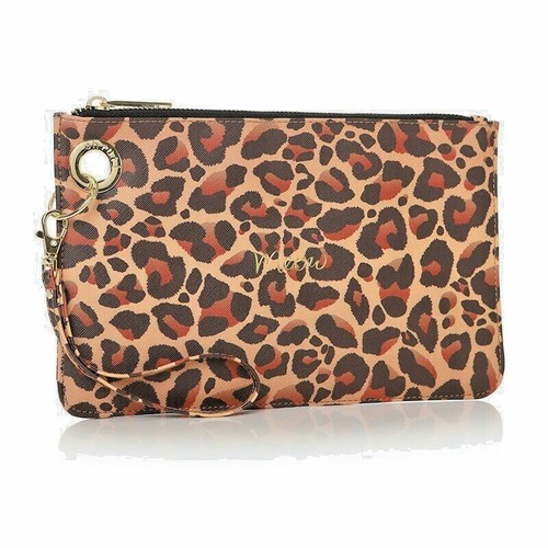 Meow leopard print zipper - meow,