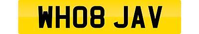 Private number plate wh08 jav - private,