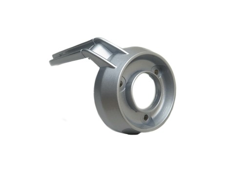 Exhaust end cap plastic - plastic, silver
