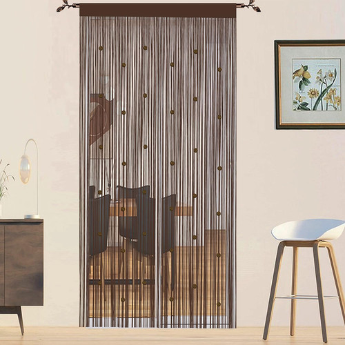 Beaded door curtain fly screen - curtain,