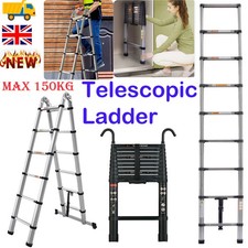 Extendable Folding Aluminium Ladders Steel Folding Extension Step Ladders 2024