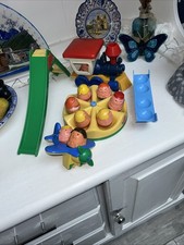 Vintage 1970s Airfix Weebles Toys Figures Playground, train,  Plane