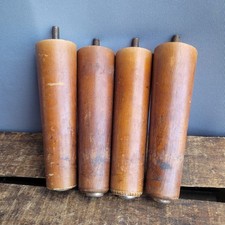 Vintage Retro Mid Century Furniture Legs MCM Tapered Wooden Dansette Stool 