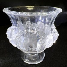 Lalique Dampierre Glass Flower Vase Height 12.5Cm