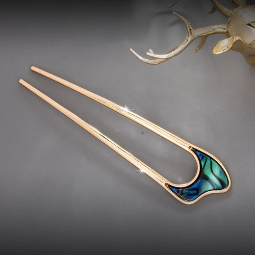 Womens hair pin - shaped, fork
