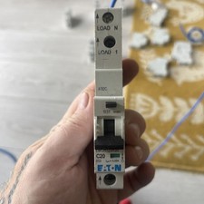 Eaton C20 Type C 30mA Field Fit POD 20A Type A 20 Amp RCBO MEM Memshield 2 MR30