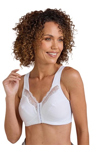 Ladies front fastening - fastening, support