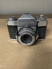 Zeiss Ikon Contaflex 35mm Camera with Carl Zeiss Tessar Lens - Untested