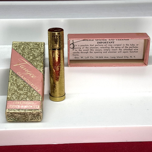 Vtg tangee gold tone - vtg, case