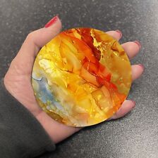 Stunning Red Orange & Gold