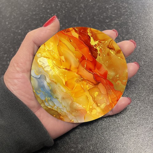 Stunning red orange gold - &,