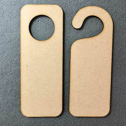 Wooden door handle - door, hangers