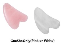 Jade Gua Sha Stone Rose