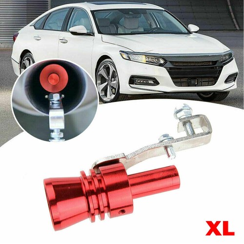Red car turbo sound muffler - car,