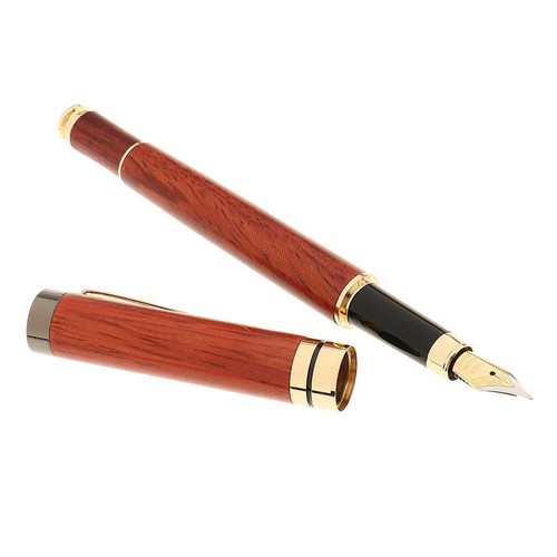 Vintage wooden fountain - fountain, pen
