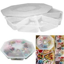 8 Section Nibble Tray With Lid