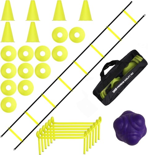 Agility speed ladder - &, cones