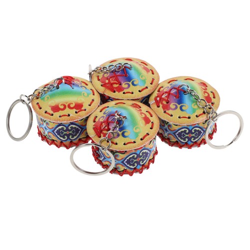 4pcs mongolian yurt keychain - 4pcs,