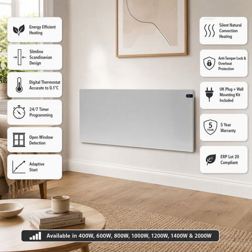 Adax neo electric panel heater - panel,