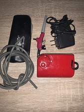 Dinair Airbrush Makeup Compressor model 874  Used Color: Red