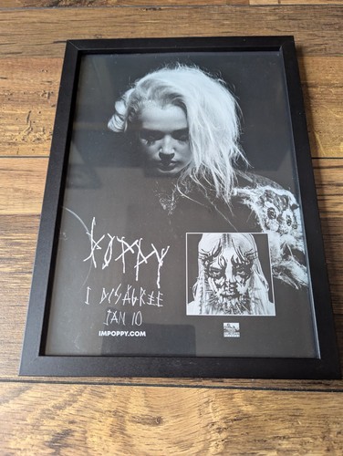 Poppy disagree framed - disagree,