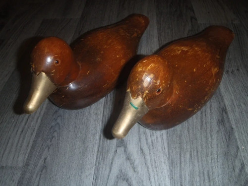 Vintage decoy duck - vintage,