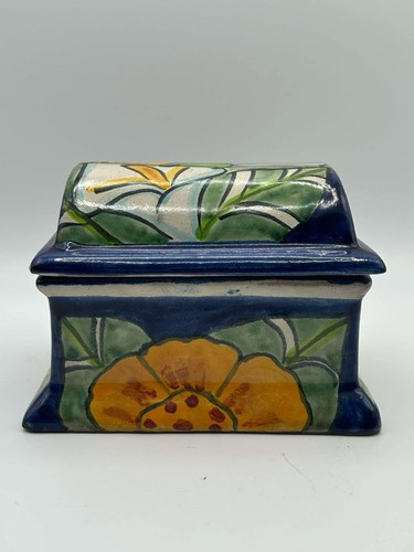 Talavera trinket box hand - talavera,