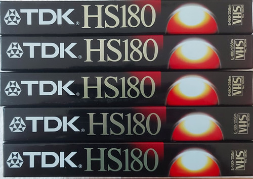 Tdk video cassette tapes - x,