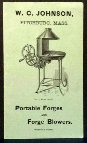 Johnson portable forges - portable, &