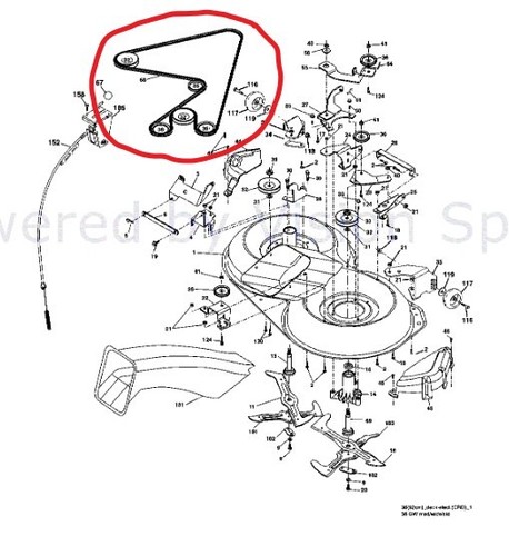 Husqvarna deck drive - husqvarna,