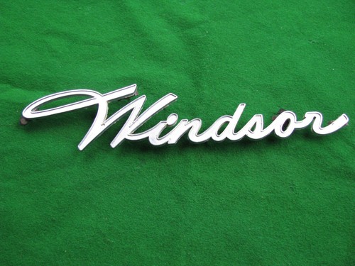 Chrysler windsor fender emblem - chrysler,
