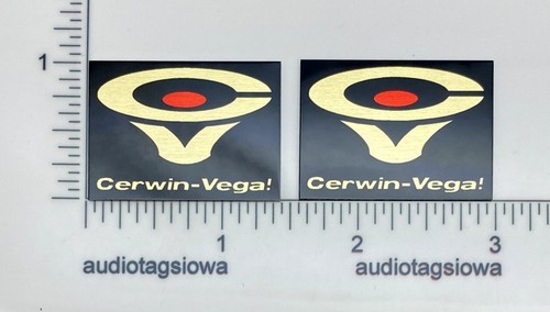 Cerwin vega speaker badge - cerwin,